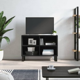 Mobile Porta TV Nero 69,5x30x50 cm in Legno Multistrato