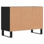 Mobile Porta TV Nero 69,5x30x50 cm in Legno Multistrato