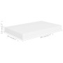 Scaffali a Parete 4 pz Bianchi 40x23x3,8 cm in MDF