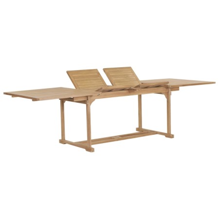 Tavolo da Giardino Allungabile 180-280x100x75 cm in Teak