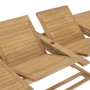 Tavolo da Giardino Allungabile 180-280x100x75 cm in Teak