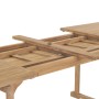 Tavolo da Giardino Allungabile 180-280x100x75 cm in Teak