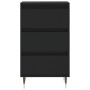 Credenza Nera 40x35x70 cm in Legno Multistrato