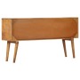 Credenza con Motivo Stampato 130x30x70 cm in Massello di Mango