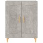 Credenza Grigio Cemento 69,5x34x90 cm in Legno Multistrato