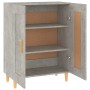 Credenza Grigio Cemento 69,5x34x90 cm in Legno Multistrato