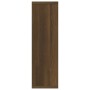 Mensola a Muro Rovere Marrone 85x16x52,5cm in Legno Multistrato