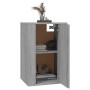 Mobile Porta TV a Parete Grigio Sonoma 40x34,5x60 cm