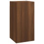 Mobili TV 2 pz Rovere Marrone 30,5x30x60 cm Legno Multistrato