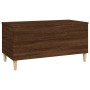 Tavolino Salotto Rovere Marrone 90x44,5x45 cm Legno Multistrato