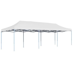 Tenda Pieghevole Pop-Up 3x9 m Bianca