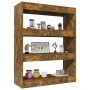 Libreria/Divisorio Rovere Fumo 80x30x103 cm Legno Multistrato