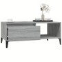 Tavolino Salotto Grigio Sonoma 90x50x36,5 cm Legno Multistrato