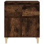 Credenza Rovere Fumo 60x35x70 cm in Legno Multistrato