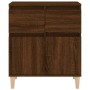 Credenza Rovere Marrone 60x35x70 cm in Legno Multistrato