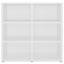 Scarpiere 2 pz Bianche 52,5x30x50 cm
