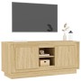 Mobile Porta TV Rovere Sonoma 102x35x45 cm in Legno Multistrato