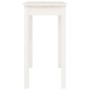 Tavolo Consolle Bianco 80x40x75 cm in Legno Massello di Pino