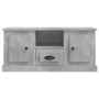 Mobile Porta TV Grigio Cemento 100x35,5x45cm Legno Multistrato