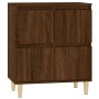 Credenza Rovere Marrone 60x35x70 cm in Legno Multistrato