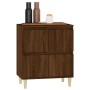 Credenza Rovere Marrone 60x35x70 cm in Legno Multistrato