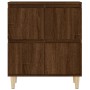 Credenza Rovere Marrone 60x35x70 cm in Legno Multistrato