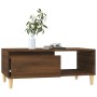 Tavolino da Salotto Rovere Marrone 90x50x36,5 cm in Multistrato