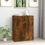 Credenza Rovere Fumo 60x30x75 cm in Legno Multistrato