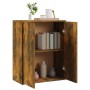 Credenza Rovere Fumo 60x30x75 cm in Legno Multistrato