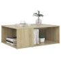 Tavolino da Salotto Rovere Sonoma 90x67x33 cm Legno Multistrato