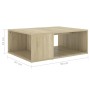 Tavolino da Salotto Rovere Sonoma 90x67x33 cm Legno Multistrato