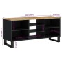 Mobile TV 100x33x46cm Legno Massello Mango e Legno Multistrato