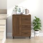 Credenza Rovere Marrone 69,5x34x90 cm in Legno Multistrato