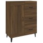 Credenza Rovere Marrone 69,5x34x90 cm in Legno Multistrato