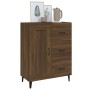 Credenza Rovere Marrone 69,5x34x90 cm in Legno Multistrato