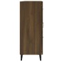 Credenza Rovere Marrone 69,5x34x90 cm in Legno Multistrato