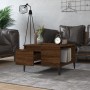 Tavolino da Salotto Rovere Marrone 55x55x36,5 cm in Multistrato