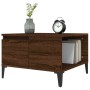 Tavolino da Salotto Rovere Marrone 55x55x36,5 cm in Multistrato