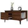 Tavolino da Salotto Rovere Marrone 55x55x36,5 cm in Multistrato