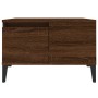 Tavolino da Salotto Rovere Marrone 55x55x36,5 cm in Multistrato
