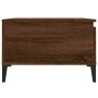 Tavolino da Salotto Rovere Marrone 55x55x36,5 cm in Multistrato