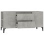 Mobile per TV Grigio Cemento 102x44,5x50 cm Legno Multistrato