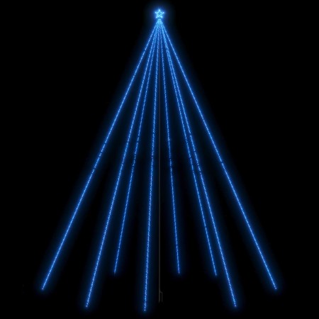 Luci per Albero di Natale Interni Esterni 1300 LED Blu 8 m