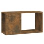 Mobile Porta TV Rovere Fumo 60x24x32 cm in Legno Multistrato