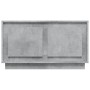 Mobile Porta TV Grigio Cemento 80x35x45 cm in Legno Multistrato