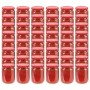 Vasi per Marmellata in Vetro Coperchio Rosso 48 pz 230 ml