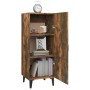 Credenza Rovere Fumo 34,5x34x90 cm in Legno Multistrato