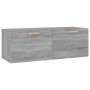 Mobile Pensile Grigio Sonoma 100x36,5x35 cm Legno Multistrato