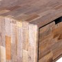 Tavolo Consolle con 3 Cassetti in Legno di Recupero di Teak