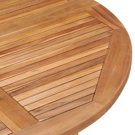 Set da Pranzo Pieghevole per Esterni 5pz Legno Massello di Teak